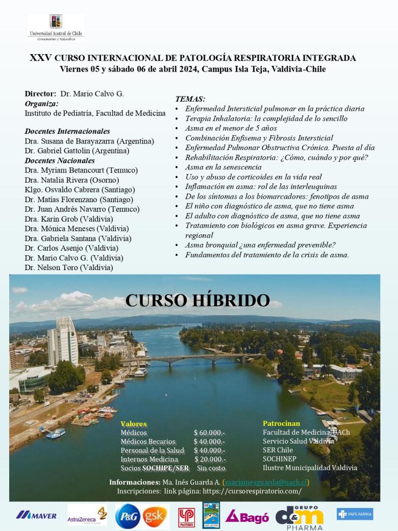 XXV Curso Internacional Patología Respiratoria Integrada