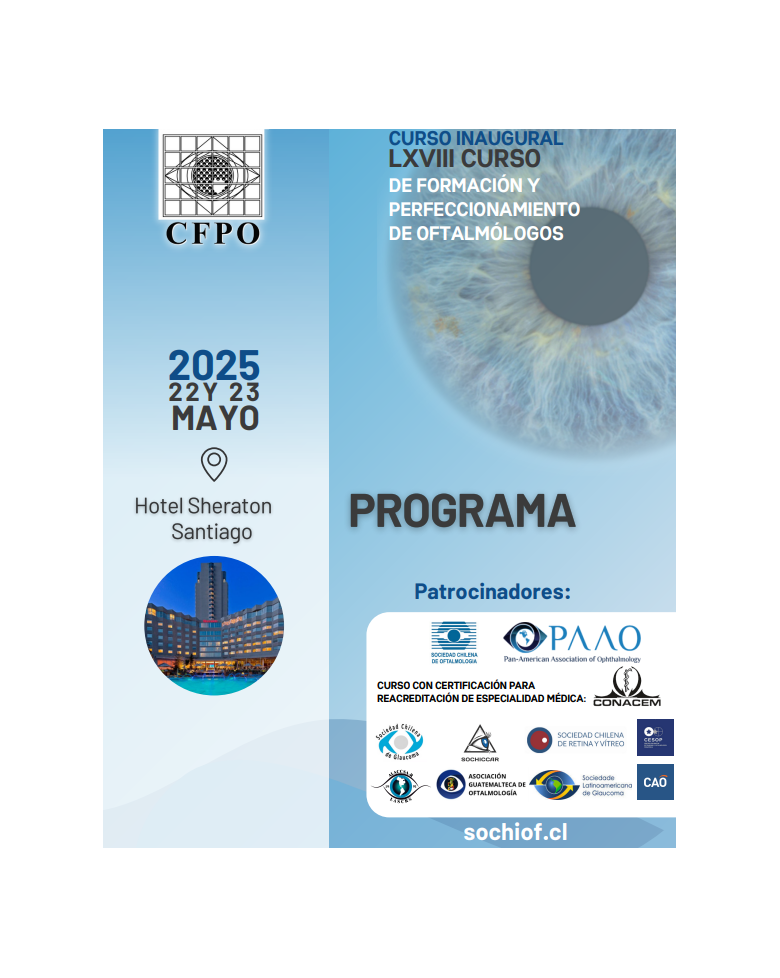 Curso Inaugural LXVIII Curso de Formación y Perfeccionamiento de Oftalmólogos