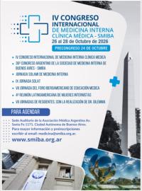 IV Congreso Internacional de Medicina Interna y Clínica Médica SMIBA